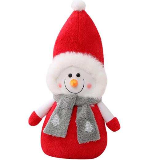 可爱圣诞雪人公仔毛绒玩具雪人儿童玩偶布娃娃圣诞节年会礼物 商品图4