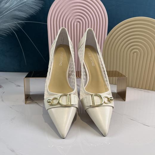 IUIU SECOND 春夏时装浅口女单鞋清凉网纱尖头单鞋 商品图1