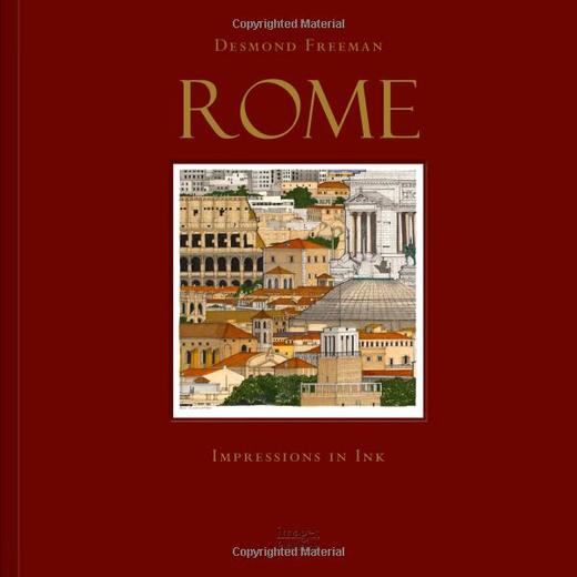 Desmond Freeman Rome - Impressions in Ink,德斯蒙德·弗里曼：罗马的墨迹,艺术 商品图0