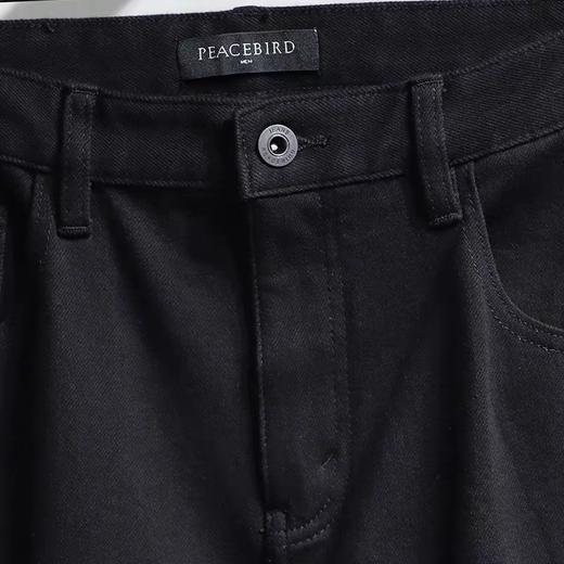 太平鸟2021冬时尚潮流紧身男士牛仔裤B2HAB4A36 商品图2