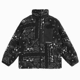 太平鸟男装 2021新款针织茄克毛绒外套男B2BCB4362