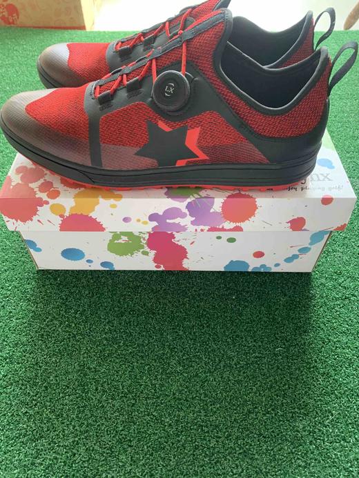 特价外贸正品日本北山猫LYNX 轻量高尔夫球鞋，BOY锁扣穿脱更方便 鞋面采用无痕压印技术设计 尺码44 44.5 部分无原盒 商品图7