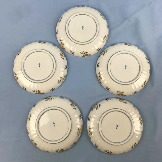 日本橘吉白瓷中皿 5枚装 原盒保留 实物见视频 商品图2