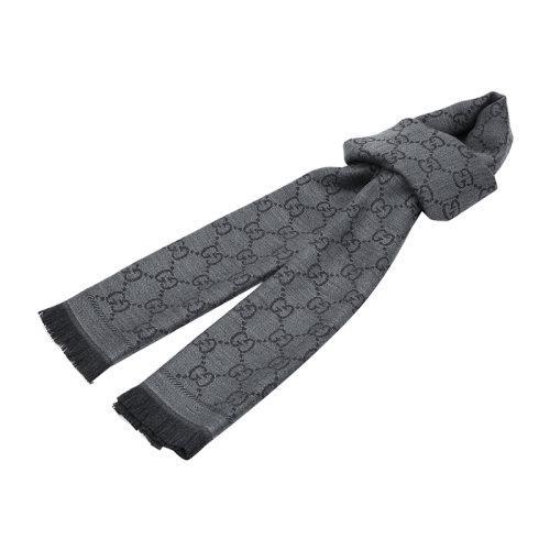 GUCCI/古驰 GUCCI围巾 羊毛双G图案提花中长款流苏边女士围巾 133483 3G200 商品图8