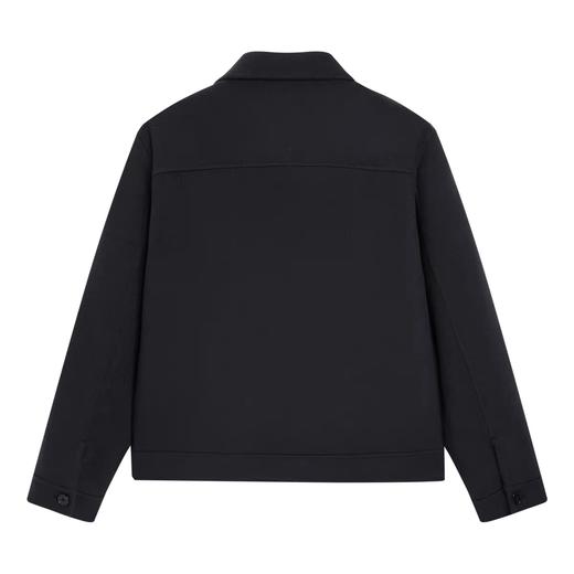 太平鸟男装短款毛呢夹克金属装饰羊毛茄克 B1BCB4308 商品图1