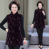 FW 9233貂绒马甲加肥加大码中长款背心马夹外套 商品缩略图1
