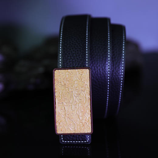 徽字号木雕皮带创意时尚穿戴男士皮带 商品图6