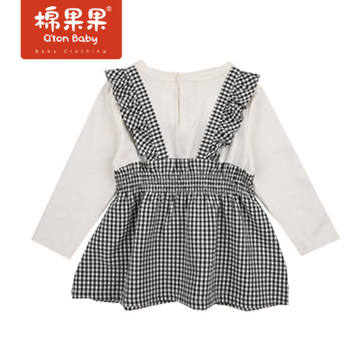 商场同款棉果果春季女童假两件格布套头T恤M122140222132 商品图2