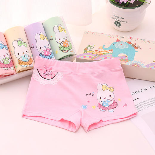 【5条装 优选面料呵护宝贝健康 多图案随意穿】女童内裤纯棉平角小女孩儿童短裤2大童5全棉a类婴儿宝宝1-3岁夏季 商品图2