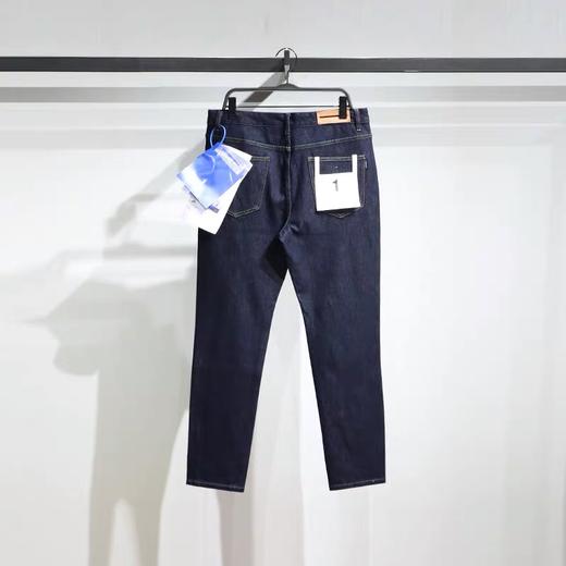 太平鸟男装2021冬装时尚百搭修身水洗牛仔长裤B2HAB4A35 商品图1