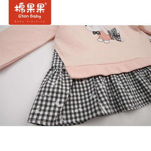 商场同款棉果果春季女童圆领套头卫衣M122180222130 商品图2