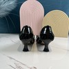 IUIU SECOND 春夏编织元素方头漆皮小跟单鞋 商品缩略图7