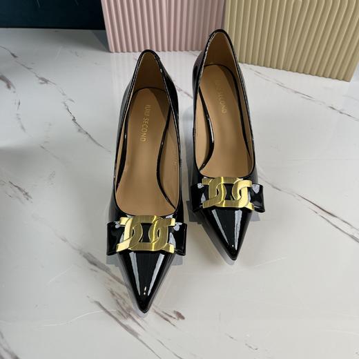 IUIU SECOND 尖头时装漆皮浅口女单鞋 商品图4