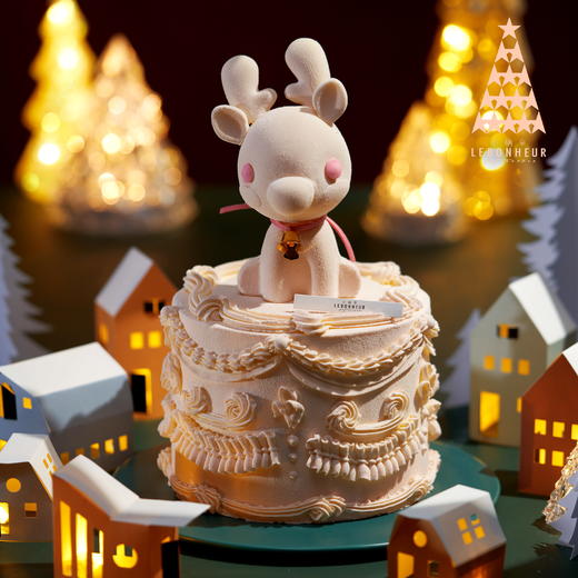 一“鹿”有你  复古粉色 · 奶油霜蛋糕（送货仅支持打车） 商品图1