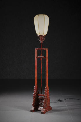 红桥红  家具严选  小叶紫檀（檀香紫檀）  【嘉木堂升降式 宫灯】