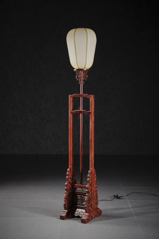 红桥红  家具严选  小叶紫檀（檀香紫檀）  【嘉木堂升降式 宫灯】 商品图0