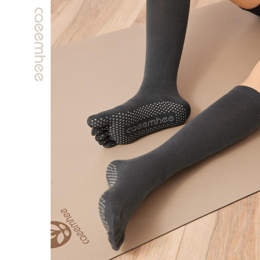 卡益均码瑜伽中筒五指袜KS4199 商品图1