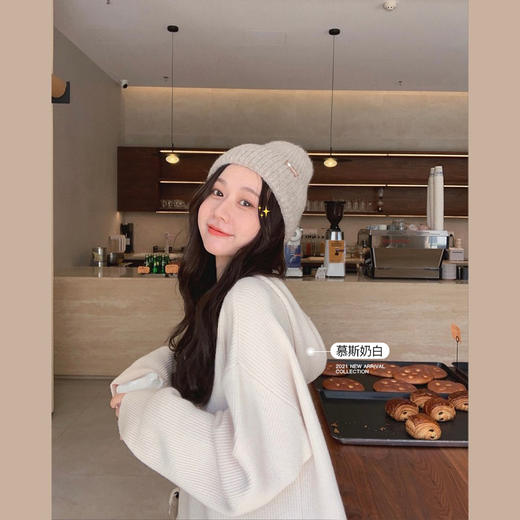 金蘑菇菇【暖羊羊大毛衣】给你安全感的100荃羊毛！冬日小可爱 商品图2