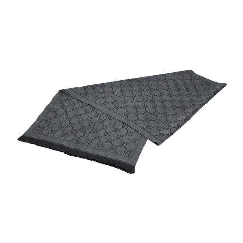 GUCCI/古驰 GUCCI围巾 羊毛双G图案提花中长款流苏边女士围巾 133483 3G200 商品图6