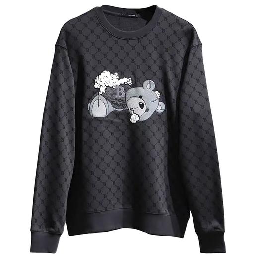 PEACEBIRD太平鸟男装2021冬季新款小熊休闲卫衣B1BFB4219 商品图0