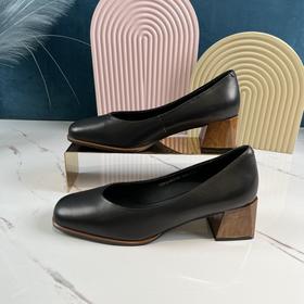 IUIU 复古奶奶鞋时尚圆头女单鞋