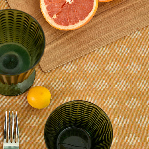 瑞士十字系列简约棉布餐桌布 商品图3