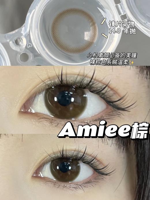 小直径丨Amiee Brown·Winni丨心机茶棕色14.0mm（年抛/2片装） 商品图0