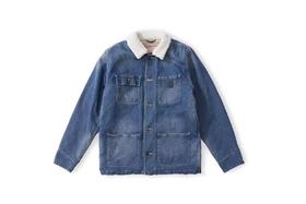 天空之城-NON-NO 经典密歇根水洗牛仔铁道服（加绒版）