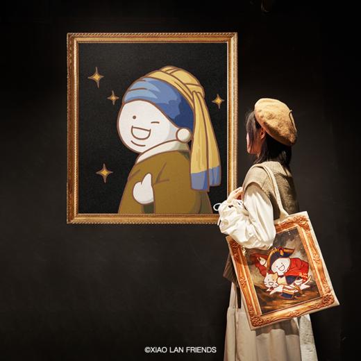 【GSC现货】《小蓝和他的朋友》G胖名画系列 帆布包 GSM 商品图1