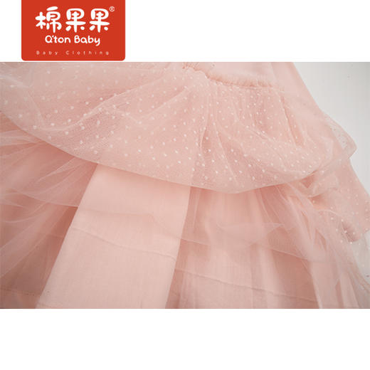 商场同款棉果果春季女童网纱针织连衣裙M122211422140 商品图4