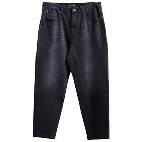 PEACEBIRD太平鸟男装2021冬季新款牛仔长裤B2HAB4E08