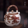 梵山堂苏打釉手绘青花壶煮茶壶方电陶炉功夫茶具烧水壶可养开片陶壶 商品缩略图4