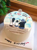 手绘一家三口奶油蛋糕 下单前请仔细阅读商品详情 商品缩略图0