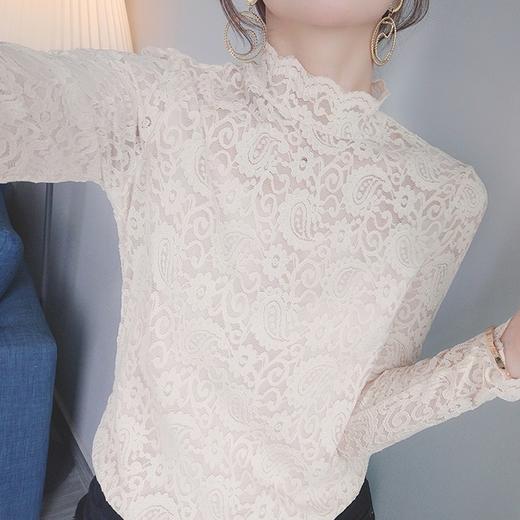 女含绒蕾丝上衣 商品图1