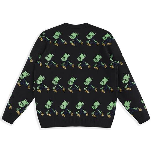 太平鸟男装 卡通毛衫情侣潮流针织开衫男B2EAB4289 商品图1