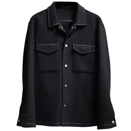 太平鸟男装2021冬装新款休闲百搭夹克外套B1CHB4212 商品图0