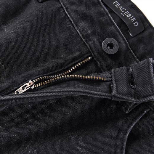 太平鸟男装2021年冬季新款水洗修身牛仔裤B2HAB4A67 商品图3