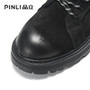 PINLI品立冬季新款男磨砂高帮厚底休闲真皮马丁靴B214121363 商品缩略图2