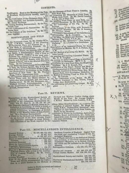 1831年 园丁杂志 近百幅版画插图 真皮精装大32开 商品图4