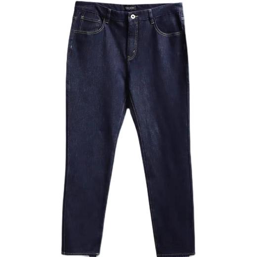 太平鸟男装2021冬装时尚百搭修身水洗牛仔长裤B2HAB4A35 商品图0