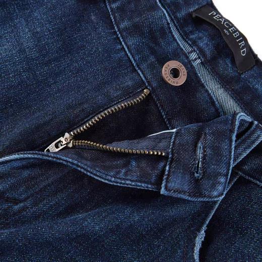 太平鸟男装 牛仔裤男2021新款宽松直筒裤B2HAB4A03 商品图3