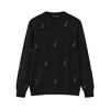 太平鸟男装 黑色毛衣2021年冬季新款针织衫B1EBB4434 商品缩略图3