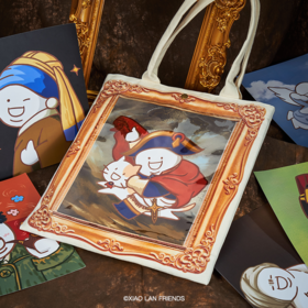 【GSC现货】《小蓝和他的朋友》G胖名画系列 帆布包 GSM