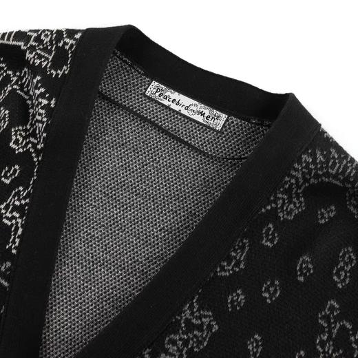 太平鸟男装 毛开衫男外套秋冬款针织衫男B2EAB4290 商品图2