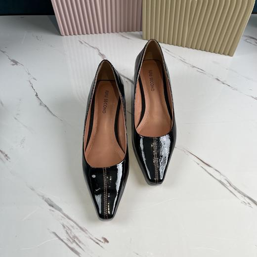 IUIU SECOND 简约通勤漆皮时装浅口女单鞋 商品图1