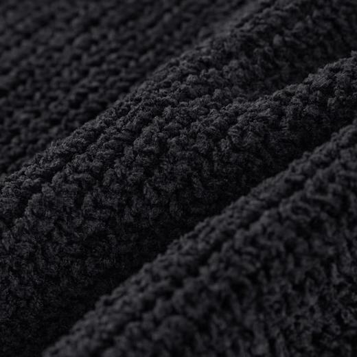 太平鸟男装秋冬黑色圆领毛套衫休闲毛衣潮B2EBB4385 商品图3