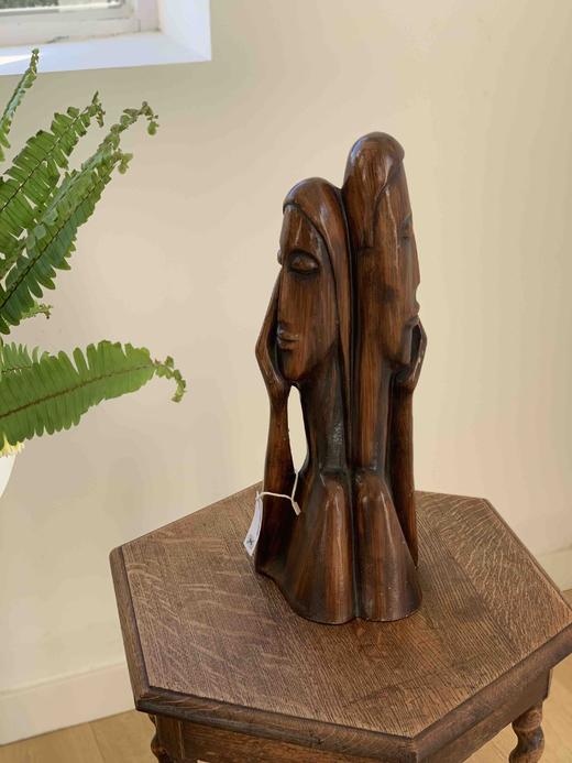 意大利艺术家雕塑作品—思考中的情侣 带签名和编号 商品图13