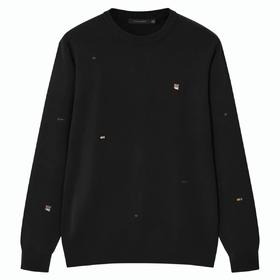 太平鸟男装 抗静电毛衣休闲毛套衫时尚潮流B1EBB4322