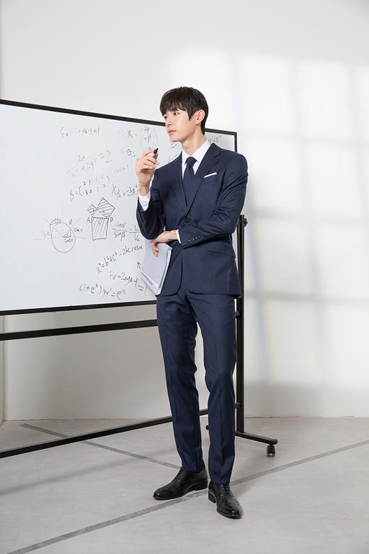 callisto藏青精纺全羊毛西服  FQBWJ041H 商品图1