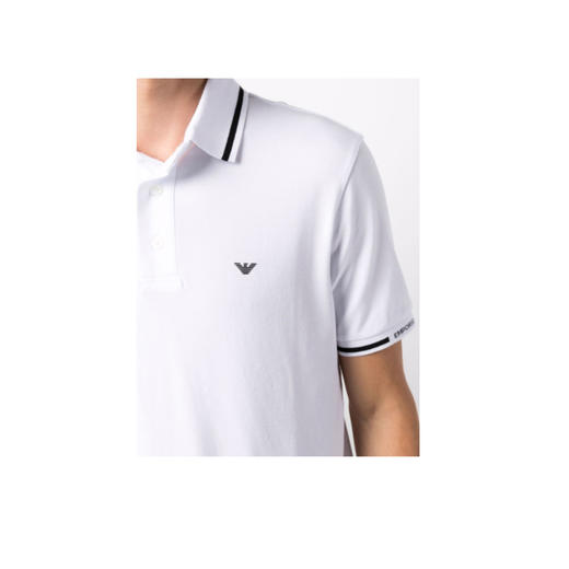 EMPORIO ARMANI 阿玛尼 男士短袖T恤 白色 6K1F73 1JPTZ 0100 商品图3